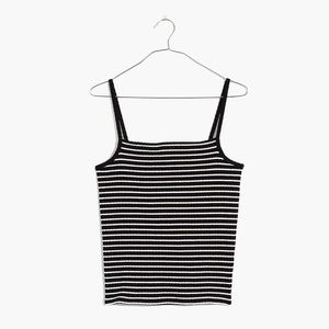NWT Madewell Ribbed Spaghetti-Strap Tank Top in XXS